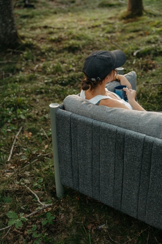 Brafab Brad 2,5-Sitzer Sofa Nordic Green-Charcoal Grey 206x89x79cm