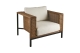 Brafab Shell Sessel Rustik-Teddy Rice 101x92x84cm