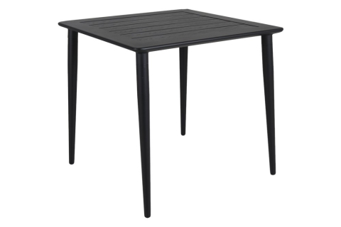 Brafab Nimes Esstisch 78x78cm, Aluminium schwarz