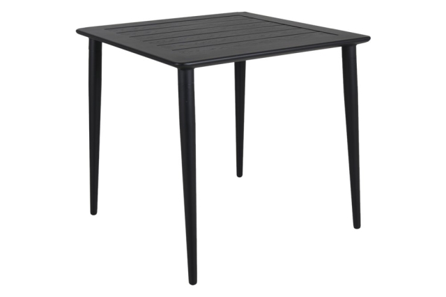 Brafab Nimes Esstisch 78x78cm, Aluminium schwarz