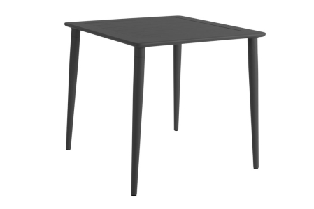 Brafab Nimes Esstisch 78x78cm, Aluminium antrazit