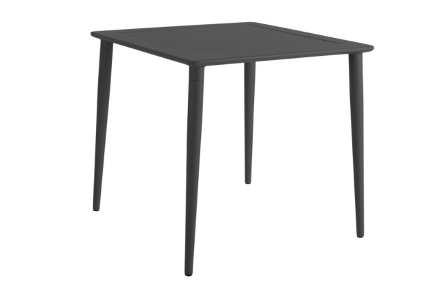 Brafab Nimes Esstisch 78x78cm, Aluminium antrazit
