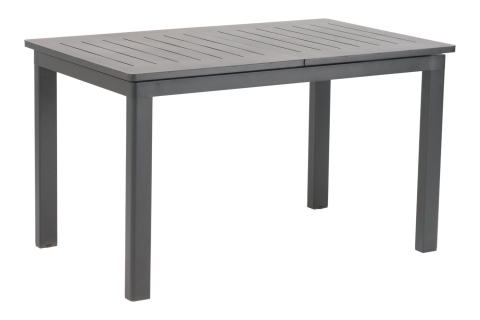 Brafab Lomma Small Ausziehtisch Aluminium anthrazit 128-187x80cm