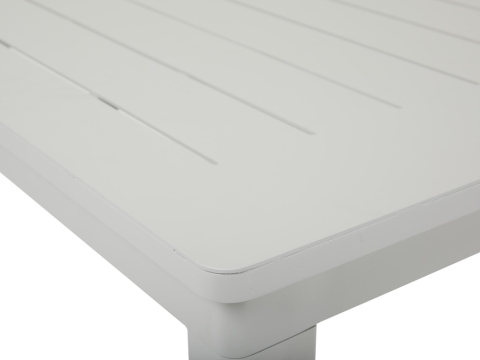 Brafab Lomma Small Ausziehtisch Aluminium anthrazit 128-187x80cm