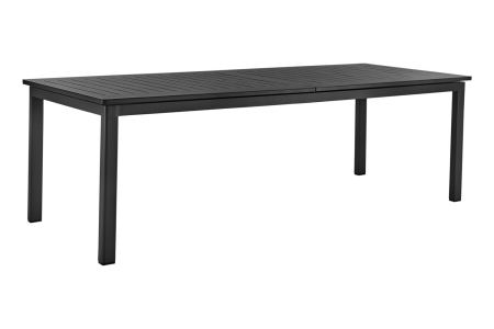 Brafab Lomma XL Ausziehtisch Aluminium schwarz 260-380x100cm