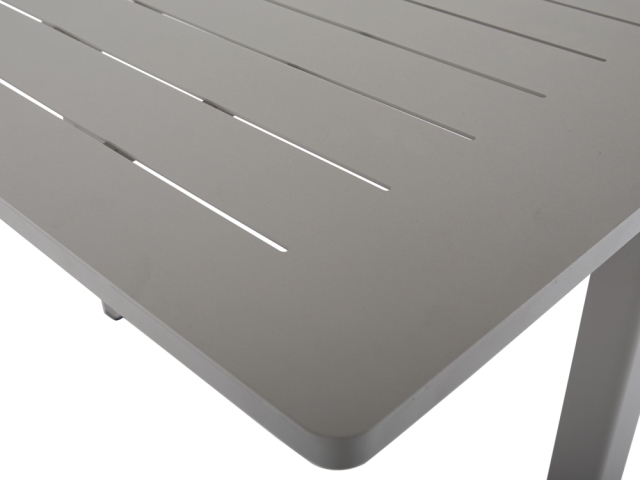 Brafab Lomma XL Ausziehtisch Aluminium khaki 260-380x100cm