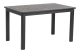 Brafab Lomma Small Ausziehtisch Aluminium schwarz 128-187x80cm