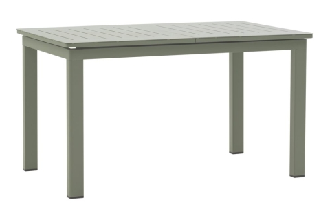 Brafab Lomma Small Ausziehtisch Aluminium Dusty Green 128-187x80cm
