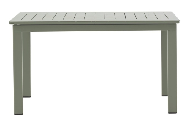 Brafab Lomma Small Ausziehtisch Aluminium Dusty Green 128-187x80cm