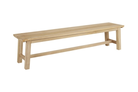 Brafab Keros Bank 190cm aus Teakholz Natur