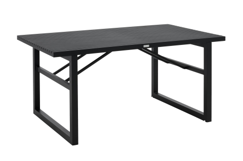 Brafab Vevi Tisch 160x94cm, Aluminium schwarz