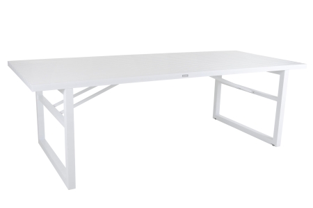 Brafab Vevi Esstisch 230x94cm, Aluminium wei&szlig;