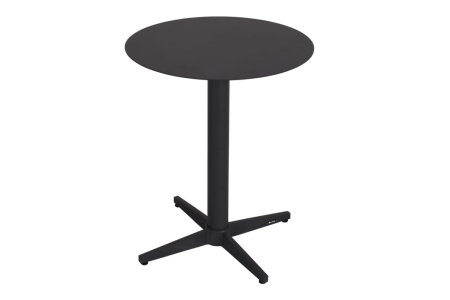 Brafab Mill Loungetisch Durchm. 50cm, H60cm, Aluminium anthrazit