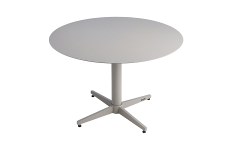Brafab Mill Loungetisch Durchm. 75cm, H49cm, Aluminium Light Grey