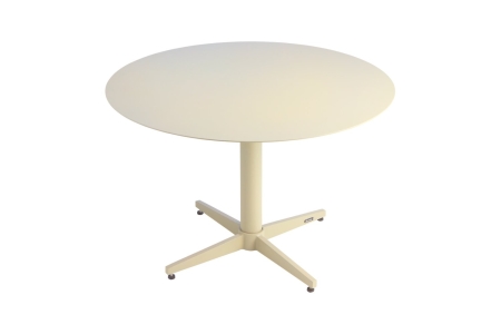 Brafab Mill Loungetisch Durchm. 75cm, H49cm, Aluminium Pearl White
