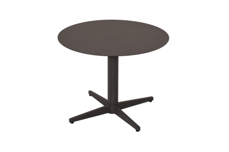 Brafab Mill Loungetisch Durchm. 60 H45 cm, Aluminium, Antrazit