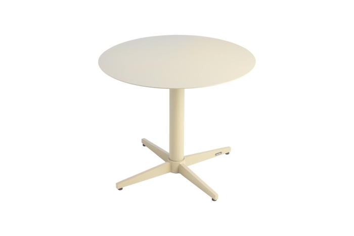 Brafab Mill Loungetisch Durchm. 60cm, H45 cm, Aluminium Pearl White