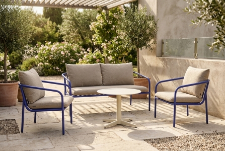 Brafab Bendt Set Indigo Blue/Teddy Beige, Pearl White