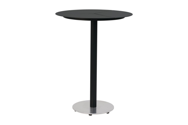 Brafab Peace Bartisch rund 80cm, H104cm, Schwarz