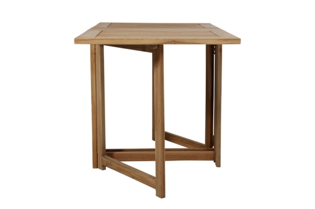 Brafab Turin Klapptisch 146x70 cm, Natur-Teak, klappbar