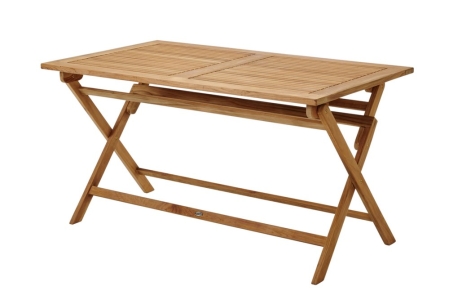 Brafab Turin Esstisch Teakholz Natur 140x80 cm