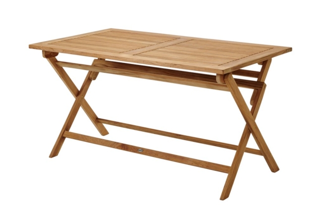 Brafab Turin Esstisch Teakholz Natur 140x80 cm