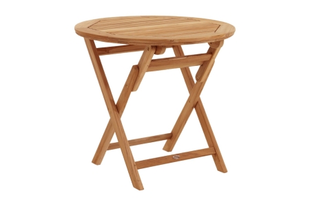 Brafab Turin Gartentisch Durchm. 80 cm aus Teakholz
