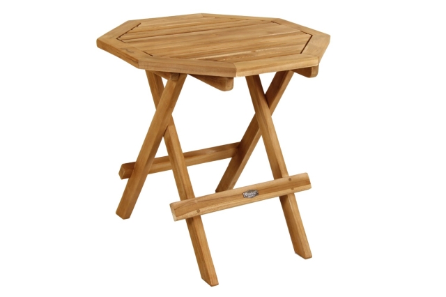 Brafab Syros Beistelltisch Durchm. 50 cm aus Teakholz, Natur