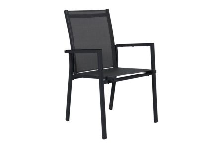 Brafab Avanti Diningsessel, Aluminium Antrazit-Grau, stapelbar