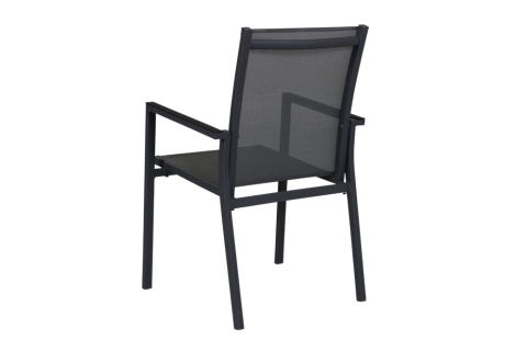 Brafab Avanti Diningsessel, Aluminium Antrazit-Grau, stapelbar