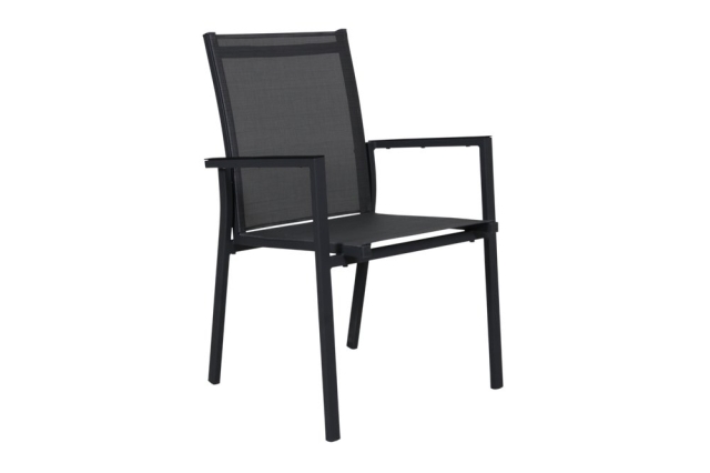 Brafab Avanti Diningsessel, Aluminium Antrazit-Grau, stapelbar