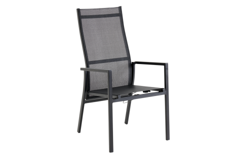 Brafab Avanti Positionsstuhl, Aluminium Schwarz, R&uuml;cken verstellbar