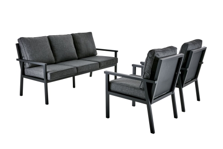 Brafab Rana Set Schwarz-Onyx 178x78x92cm
