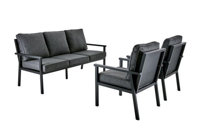 Brafab Rana Set Schwarz-Onyx 178x78x92cm