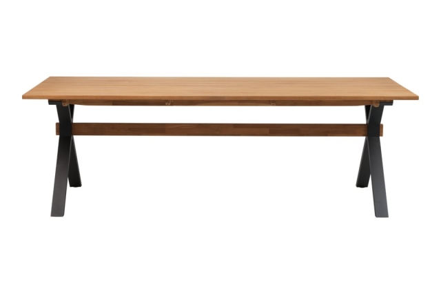 Brafab Mark Esstisch Schwarz-Teak 230x95 H73 cm