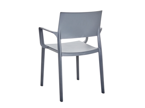 Brafab Lilibet Diningsessel, Grau, stapelbar
