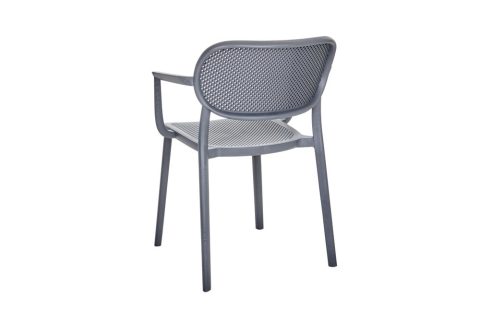 Brafab Nuta Diningsessel, Grau, stapelbar