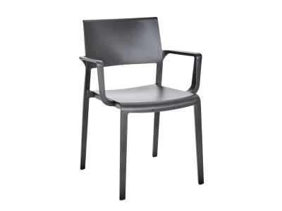 Brafab Lilibet Diningsessel Schwarz, stapelbar
