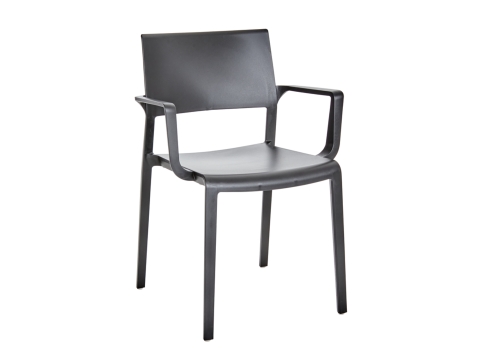 Brafab Lilibet Diningsessel Schwarz, stapelbar