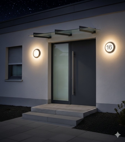 CMD Wandleuchte 9165 LED, anthrazit