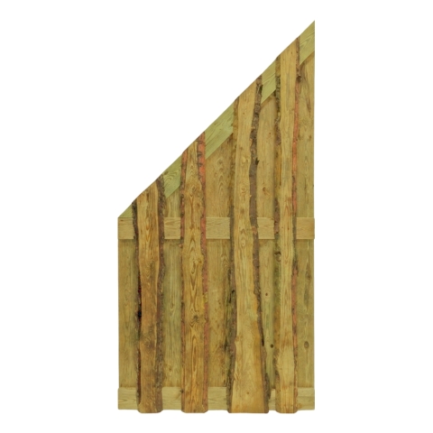 Bohlenzaun Starkis 90x180-90cm Kiefer druckimpr&auml;gniert gr&uuml;n s&auml;gerauh
