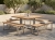 Zebra Quadux GartenmÃ¶bel-Set, 4 BÃ¤nke und 1 Tisch 140x140cm aus recyceltem Teakholz