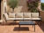 Zebra Max Lounge Set 232cm inkl. Polster und Lounge Kaffee-Tisch