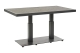 Brafab Scale Loungetisch 140x85 H49-73cm, Anthrazit-Grau Keramik