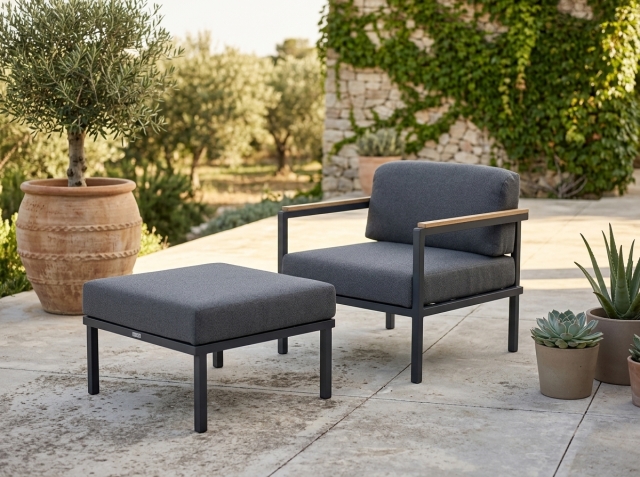 Zebra Hudson Lounge-Set mit Polster
