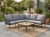Best Mali Set-3 inkl. 246x246cm inkl. Polster und 1 Couchtisch aus Teakholz 80x80x39cm