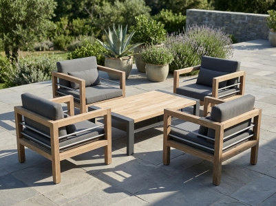 Del Mar - Amesdale Loungeset inkl. Polster und Loungetisch