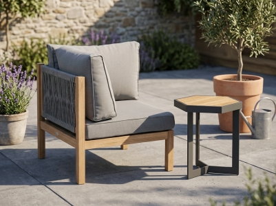 Madagaskar & Sixx Loungeset inkl. Polster und Beistelltisch