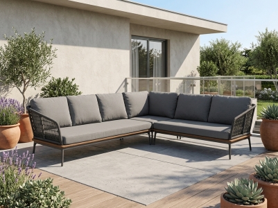 Niehoff M&ouml;bel Outdoor Freeport Loungeset-6, 270x212cm, inkl. Polster