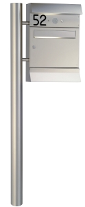 Heibi Briefkastenanlage MALYPSO-KOMBI 64289-072 Edelstahl